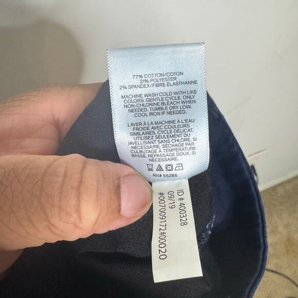 Express Barely Boot High Rise Jeans Women’s 2 Short Blue Denim Stretch Casual - Picture 13 of 14